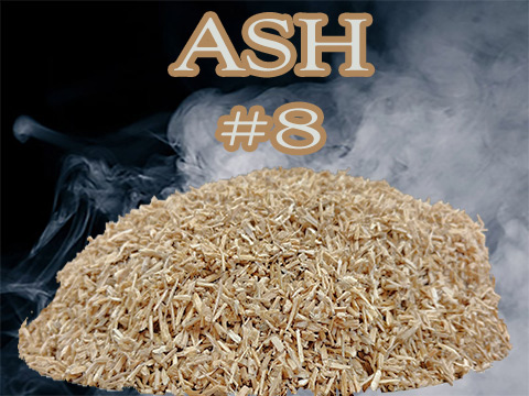 Ash Minuto®  no 8, ranging in sizes ge 2 mm and le 3 mm. This smoker wood chip is small but is packed with great smoky flavor. 