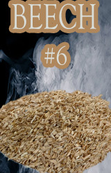 Our Eastern Beech Minuto® no 6 dices into pieces ranging from 3mm and le 4mm Colors the food with a light pinkish color and smoky flavor!