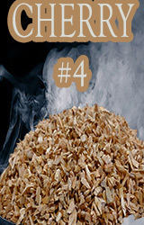 Our Wild Cherry Minuto® no 4 has the distinctive red color, these pieces range from ge 4mm and le 5mm.  Infuses a very sweet smoky flavor!