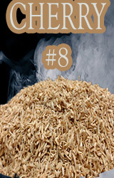 Our Wild Cherry Minuto® no 8 dices into consistent size smoker wood chips ranging from ge 2mm and le 3mm.  Infuses a flavorable smoke flavor. 