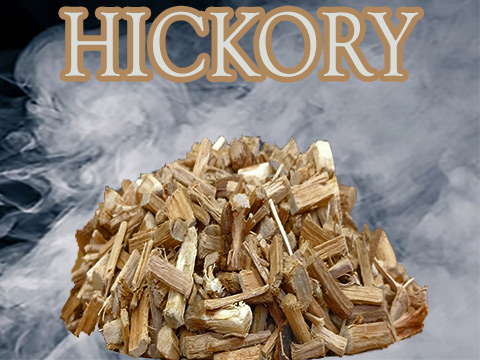 Our Hickory Grande Sapore® has the usual darker tone to it for the hardy and nutty smoky flavor. This is a little beefer size smoker chips.