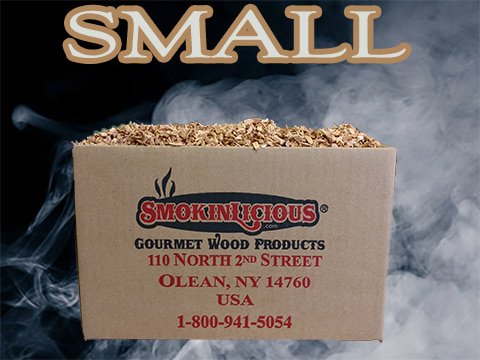 Small Minuto® is a quarter cube with your selection of species and size smoker chip. This is a lot of smoker chips and great for a restaurant!