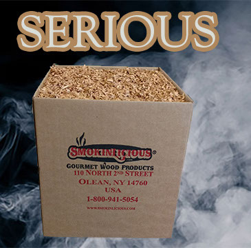 Our Piccolo® serious box is a cubic foot of great smoker wood chips for the “serious” smoker!   This is a lot of great smoky flavoring! 