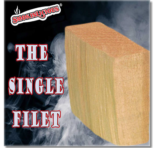 Single filet wood chunks- look how smoker&nbsp; ready they are! 