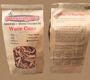 Our TinTie bagged Grande Sapore® is the perfect introduction to our Bark free Smoker wood Chips. Just enough to get you started with your smoker