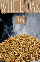 Our White Oak Minuto® no 6 dices into pieces ranging from ge 3mm and le 4mm. This is great smoking wood for “Scotish” flavored smoking!